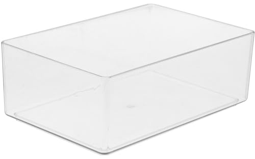 Lurrose Transparente Hamster Sandbad Badewanne aus Acryl Kleines Sandbad für Hamster Meerschweinchen und Kleintiere Leicht zu Reinigen Stoßfest rutschfest Praktisch für Täglichen Gebrauch