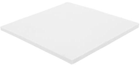 Beaupretty Selbstgemacht Keramikfliese Quadratisch 15x15cm Unbemalter Keramikteller aus Feiner Keramik Farbbeständig für Wand und Bodendekoration Kreativmaterial für Handmalerei