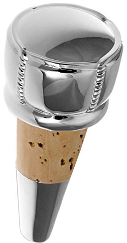 Flaschenverschluss Flaschenkorken Hamburg 7x3 cm Silber Plated versilbert in Premium Verarbeitung