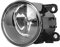 Faro antiniebla única compatible con CITROËN DACIA Duster FIAT Sedici FORD JAGUAR NISSAN Note OPEL Agila PEUGEOT RENAULT SUZUKI (Lentille claire)