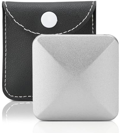 Schreibtisch-Flip-Spinning-Spielzeug, Pocket-Fingerspitzen-Dekompressionsspielzeug, Büro-Stressabbau-Rotationsspielzeug, seltsam befriedigendes Schreibtischspielzeug mit Tasche für Autobüro (Viereck)