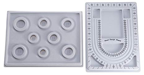 Gatuida 2 Stück Perlenbrett Armband: Armbänder Weben Beadsmith Perlenbrett Perlen Designbrett Für Perlen Und Schmuckherstellung