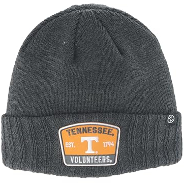 Zephyr Unisex-Erwachsene NCAA Officially Licensed Ranger Patch Switch Charcoal Beanie-Mütze, GRAU, Einheitsgröße