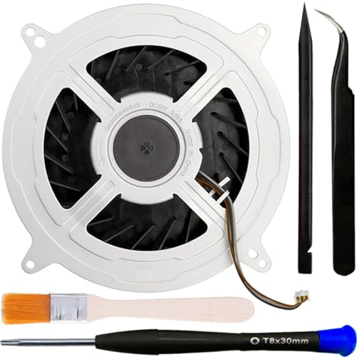 ZHUROUPU per PS5 Ventola di raffreddamento interna 20DB 23 lame 2.4A di ricambio KSB1212HGG4E Ventola a basso rumore per Sony Playstation 5 12047GA-12M-WB-01 Generale G12L12MS1AH-56J14 ricambio