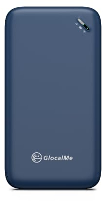 GlocalMe UPP 4G Mobiler WLAN Router, MiFi mit 10GB EU Daten, verfügbar in über 200 Ländern, Keine SIM-Karte nötig, Keine Roaminggebühren, Lokaler und internationaler Hotspot