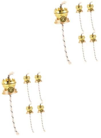 Amosfun 10pcs Retro Kerosene Lamp Burner Oil Lamp Accessories Kerosene Replacement Vintage Style Oil Regulator