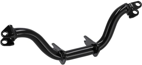 LangTuning LT Fußrastenträger, für MX Fußrasten - Stahl-Aluminium, Schwarz, Vorder, für Simson S50, S51, S53, S70, S83