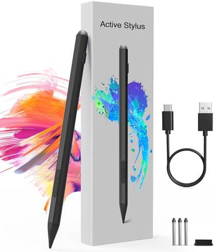 USI 2.0 Stylus Pen for Chromebook (Lenovo/Acer/ASUS/HP), USI 2.0 Pen for Fire Max 11/Google Pixel Tablet - Draw Like On Paper