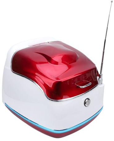 Baúl para Motocicleta, Estilo Retro, 38 L, Caja de Almacenamiento Trasera para Motocicleta, Caja Trasera para Recorrido en Motocicleta, Caja Trasera para Casco, Equipaje