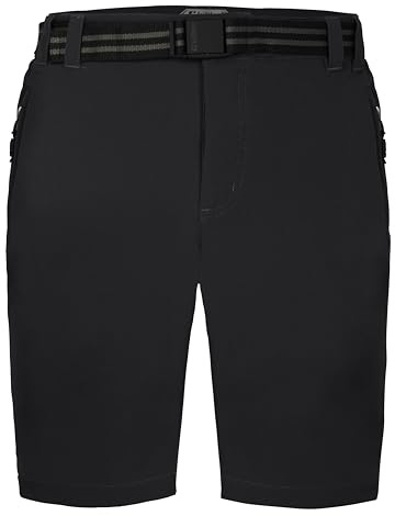 Killtec Hombre Pantalones Cortos funcionales/Pantalones Cortos con cinturón KOS 20 MN BRMDS, Schwarz, 62, 42810-000