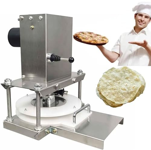 Presse À Pâte Électrique 2 KW, Laminoir À Pâte Commercial En Acier Inoxydable De 21 Cm, Facile À Utiliser, Presse À Pâte À Pizza Pour Tortilla, Pizza, Rouleaux De Printemps, Crêpes Au Canard Rôti