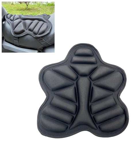 JKGBUK Motorrad Sitzkissen für Moto Guzzi V7 850 Stone, Atmungsaktive Stoßdämpfend Motorrad Sitzpolster Motorradsitz Gelkissen Für Lange Fahrten Motorrad-Sattelkissen,B/Front seat