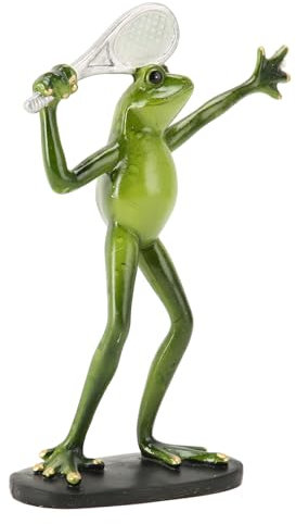 Yctze Estatua Al Aire Libre: Figura Deportiva de Temas para la Decoración del Jardín, Ing y Clima, para el Césped y el Patio (Jugar béisbol) (Jugador de Bolos) (Jugar al Tenis)