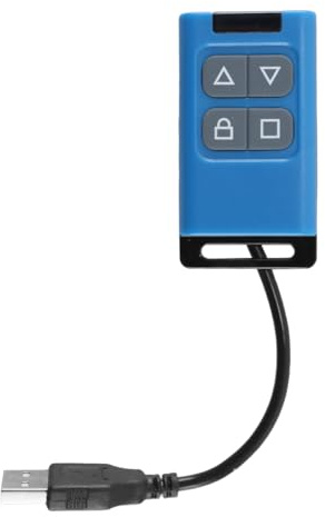 Gurtt Telecomando universale duplicatore per porta da garage, portachiavi con telecomando, porta da garage di ricambio per cancello elettrico