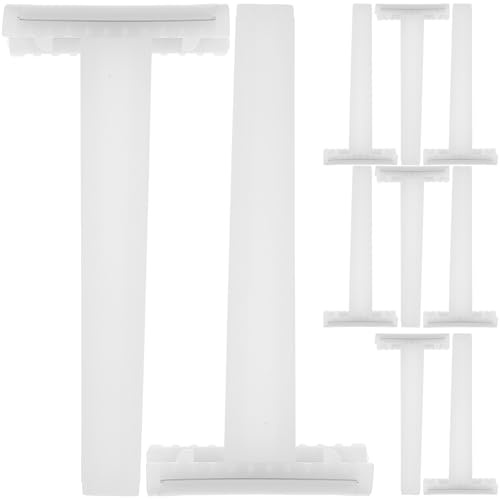 Amosfun Maquinilla de Afeitar para Depilación Femenina y Masculina, Fácil de Usar, Blanco, 10 Pcs para Uso Diario en Cuerpo y Axilas