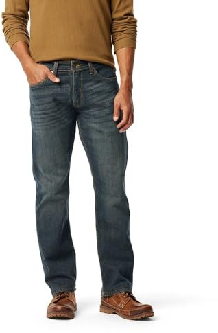 Levi Strauss Signature Gold Men's Regular Straight Fit Jeans, Bigfoot, 38W x 32L