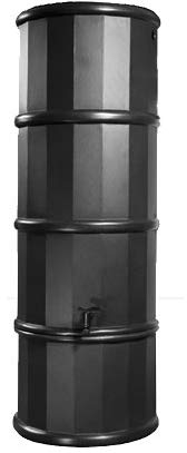 110 Litre Slimline Water Butt Kit, Polybutt - Narrow Rain Barrel UK, Includes Rain Diverter, Stand and Tap