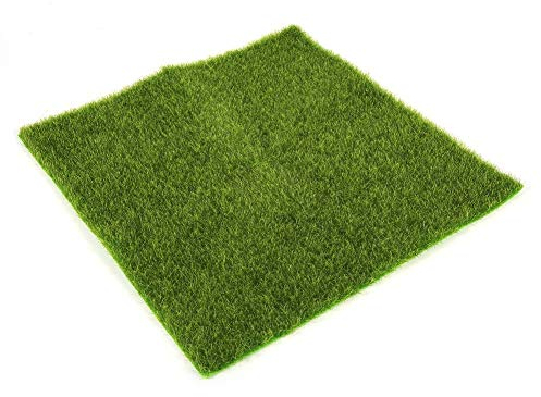 Delaman® Artificial Grass Mat Plastic Lawn Grass Indoor Outdoor Green Synthetic Turf Micro Landscape Ornament Home Decoration (Size : 30x30cm)