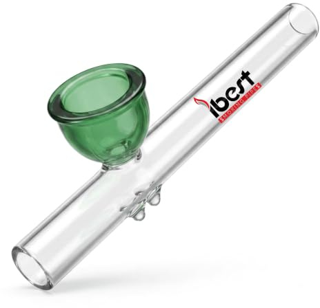 Glass Steamroller Pipe Cup Bowl Smoking Pipes 10cm Long Nicotine Free Random Colour