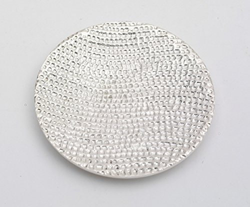 Kerzenteller Alu silberoptik Ø 12 cm