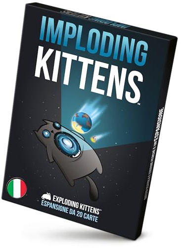 Asmodee Italia - 8542 - Jeu de Société - Imploding Kittens - version italienne
