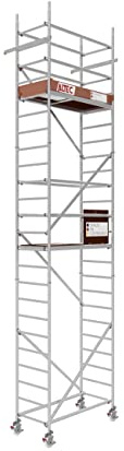 ALTEC Rollfix 2.0 700 | Hauteur de travail 7 m | Frein Roues pivotantes (Ø 150 mm) | Ancrage mural | Fabriqué en Allemagne | TÜV | Charge maximale 200 kg/m² | Norme DIN EN 1004-1