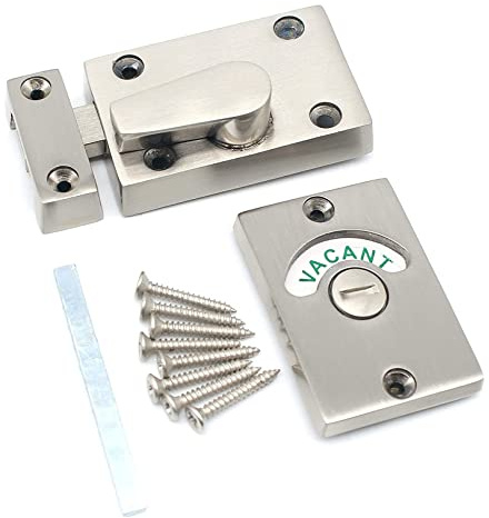 Toilet Indicator Bolt Vacant/Engaged Satin Nickel