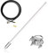 868 MHz 6dB/8dBi RAK Fiberglas Antenne 80/110cm,mit 3 Meter Verlängerungskabel Outdoor Signalverstärker WiFi,Lora Modul Repeater RP-SMA SMA Antenne,Mine Radio Antennenverstärker (110cm)