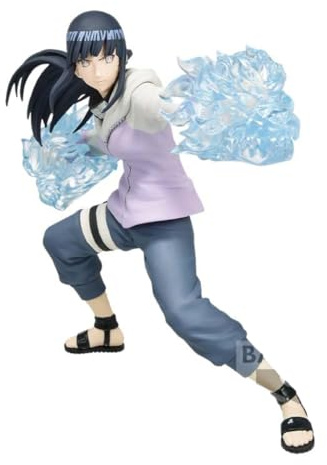 BANPRESTO Naruto Shippuden - Hyuga Hinata - Figurine Vibration Stars 16cm