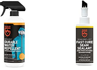 GEAR AID Water Repellent Spray Bundle for Jackets and Outdoor Gear