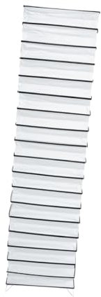 Vertikaler Lampenschirm aus Papier, Schwarz, Installieren