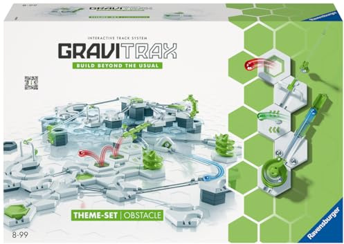 Ravensbuger GraviTrax Theme-Set Obstacle 22425, Interaktives Kugelbahnsystem, Kombinierbar mit Allen Starter-Sets, Extensions und Elements, Konstruktionsspielzeug für Kinder ab 8 Jahren