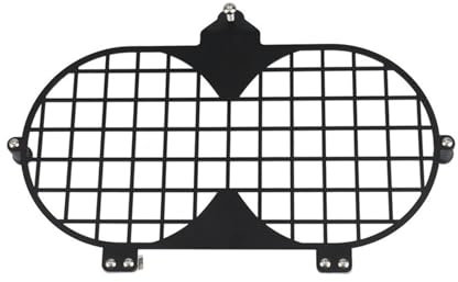 Cubierta Protectora De Faro De Motocicleta, Protector De Rejilla, Pantalla De Rejilla De Metal Negro Para Honda XRV 750 Africa Twin 1996-2002