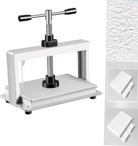 Manuelle Papierpresse im Format A4, A3, flaches Papier for Geld, Quittungen, Alben, Papier, Rechnungen, Bindemaschine, Spiralbindung (Size : A4)