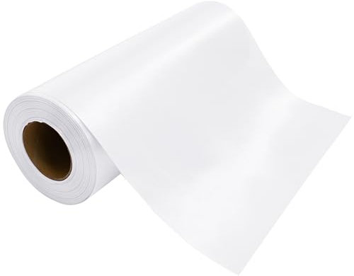 LoomJoyz Weißes Satinband, 200 mm breit, Seidenband, 23 m dick, zum Schneiden von Feierlichkeiten, Hochzeitsdekoration, Geburtstag, Party, Schleifen, Geschenkverpackungen, Handwerk