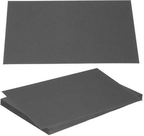 PATIKIL 30 x 20 x 0 cm spånskivor, 20 st 15 PT tjock bokbräda pärmskiva robust bokbindningsmaterial för bokbindningsskydd, svart