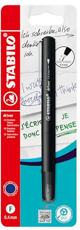 STABILO - Premium-Fineliner - dr!ver - fein - Einzelstift - blau