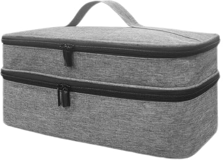 Custodia da viaggio per attrezzi per capelli, borsa per arricciacapelli da viaggio - custodia da trasporto per asciugacapelli a doppio strato | custodia protettiva per organizzare strumenti P, Grigio