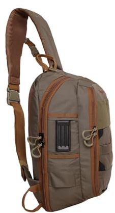 Ussuris Fly Fishing Sling Pack, Lightweight Fishing Tackle Storage Bag, Large Capacity