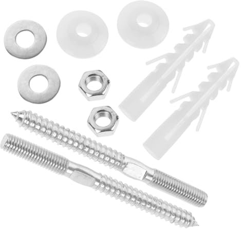 POPETPOP Wash Basin Fixing Screws Mounting Bolts Kit Replacement Parts for Basin Bathroom Sink Screws