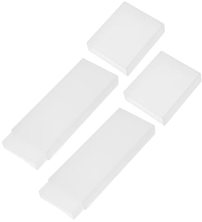 ARTSEWPLY Custodia per Pulisci Lingua in Plastica, 2 Pezzi, Portatile, Protezione Sicura per Viaggio e Uso Quotidiano, Bianca