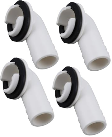 Briny River 4-teiliger Anschluss für Den Ablaufschlauch der Klimaanlage Geeignet für 20 Mm Mini-Split-Fenster-Klimaanlage