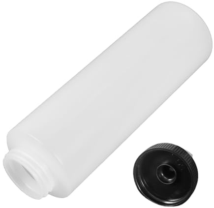 OFFIGAM 400ml Plastic Wax Bottle Car Wax Polish Empty Bottle Dispensing for Car Polishing and Boats Reusable White with Versatile Use