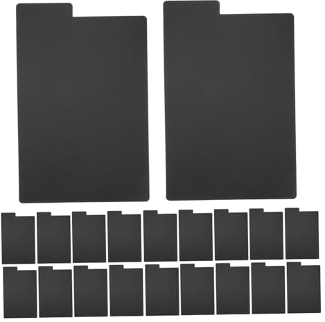 SHINEOFI 20pezzi Divisori per Dischi in Vinile da Organizzatori per Album Separazione Categorica Adatti per Scaffali e Scatole di Stoccaggio Realizzati in Materiale Robusto