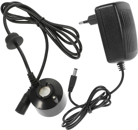 CIYODO Generador de Niebla Ultrasónico Mini Resistente al Agua para Estanques y Fuentes Interiores con Adaptador Seguro Humidificador y Fabricante de Niebla para Halloween y Hogar