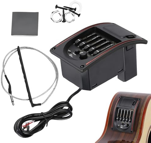 Gitarren Preamp Pickup 5-Band Einstellbare Präzise Natürliche Klang- Und | Klassischer Gitarren Preamp Verstärker Für Erwachsene Profis Enthusiasten Anfänger