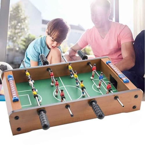 Tabletop Football, Mini Table Football Soccer Tabletops Wood Footballs Table Top w/Footballs & Home Score, Game Accessories for Adults Family Night Parties Entertainment