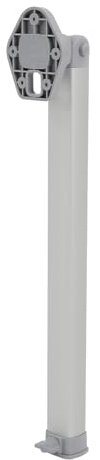 SAUADY Höhenverstellbares Tischbein Klappbares Tischbein Höhenverstellbare und klappbare Tischunterstützung aus Aluminiumlegierung ABS 54-93cm Höhe 25kg Tragkraft Grau Für Home Office Camping Tische