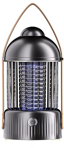 Anti Moustique, Lampe Anti Moustique Rechargeable, Prise Anti Moustique Piégeur d'insectes 360° pour Intérieur et Extérieur, Maison, Jardin, Cour arrière, Camping