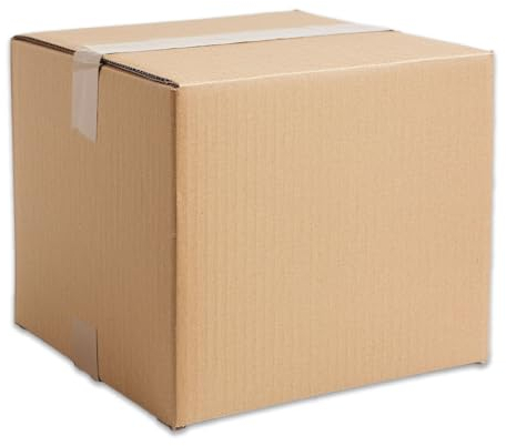 TELECAJAS | 20 Cajas 40x30x30 cm de Cartón con Asas de Mudanza Grandes Resistentes | Ideales para Ropa y Envíos | Regalo 1 Precinto Adhesivo cierre de Cajas | Pack de 20 + Cinta